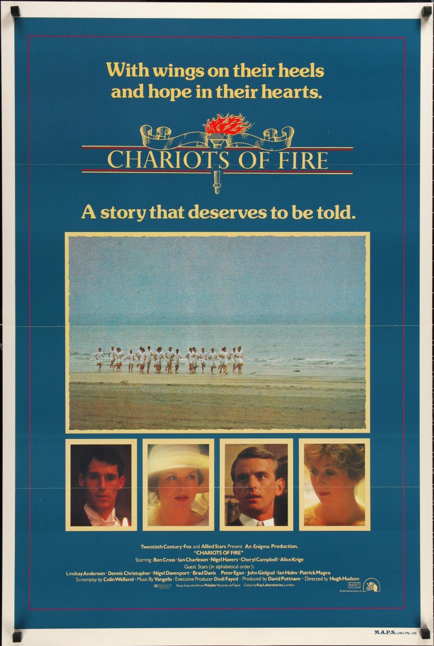 Chariots of Fire (1981) original theatrical movie poster - Final