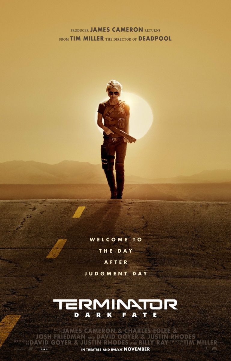 Terminator: Dark Fate (2019) original theatrical movie poster - Advance