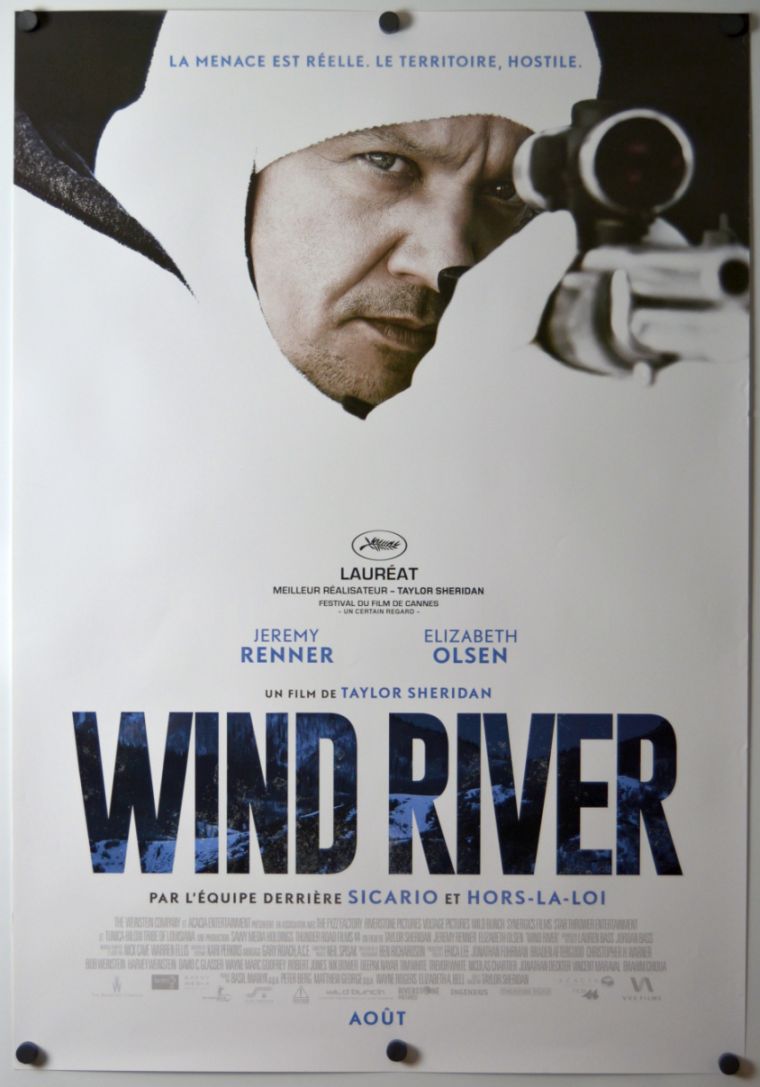 Wind River (2017) original theatrical movie poster - Final - French Language