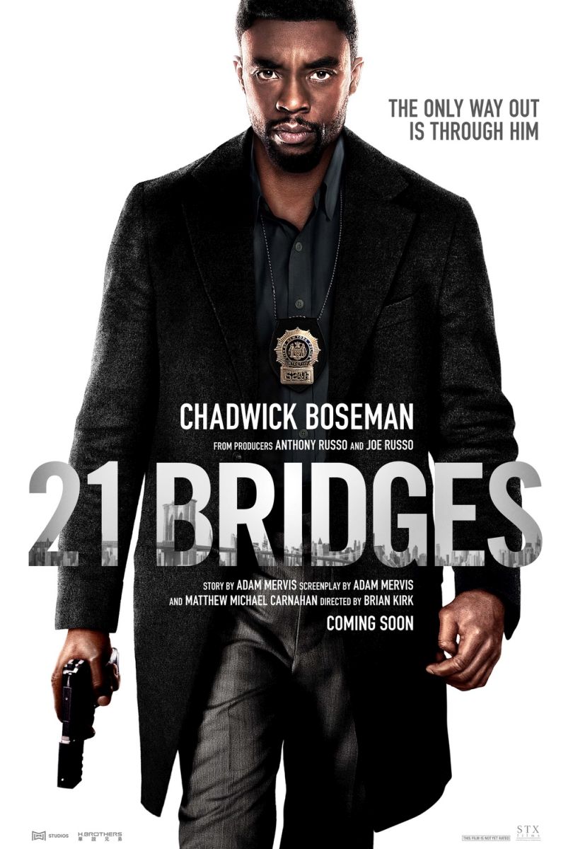 21 Bridges (2019) original theatrical movie poster - Final
