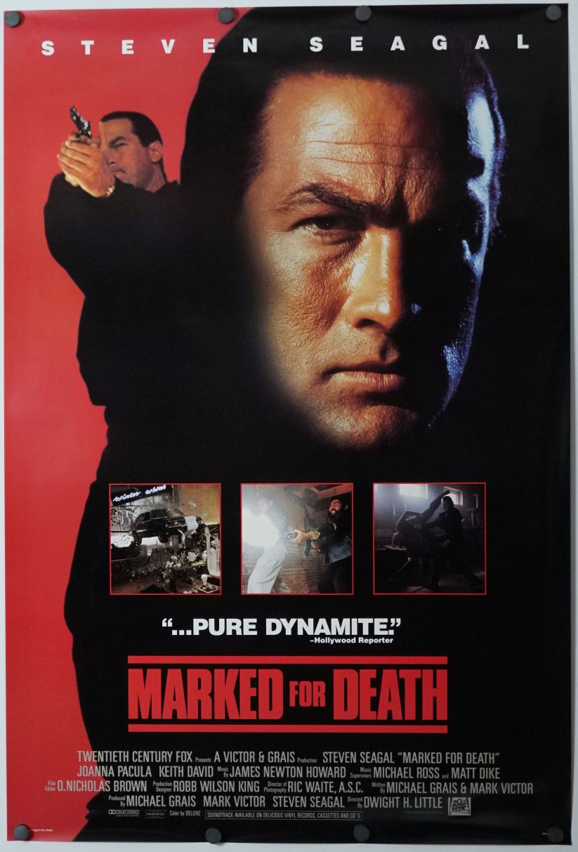Marked for Death (1990) original theatrical movie poster - Final