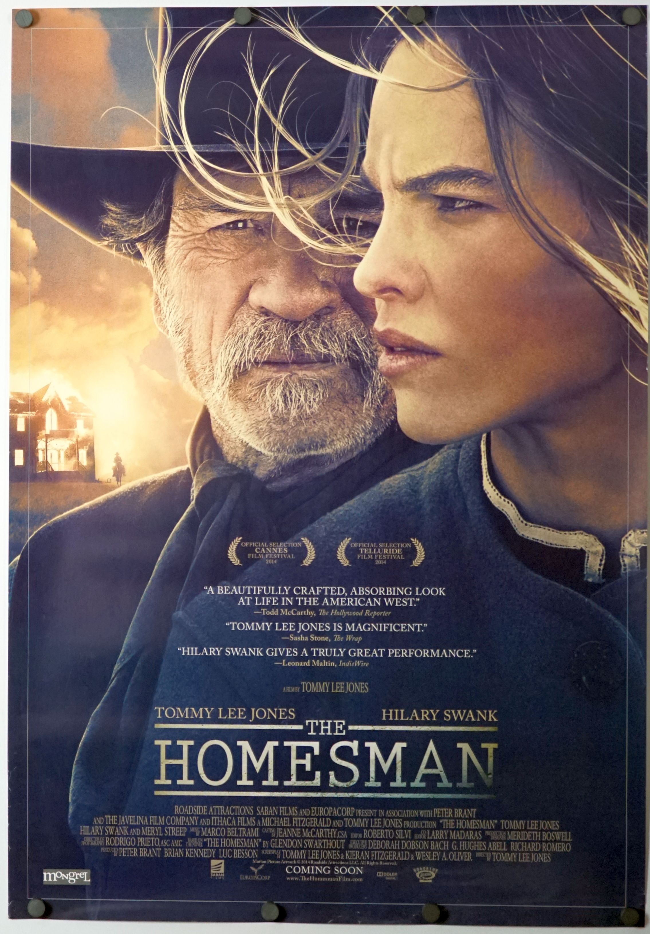 The Homesman (2014) original theatrical movie poster - Final