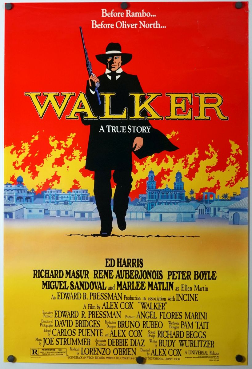 Walker (1987) original theatrical movie poster - Final