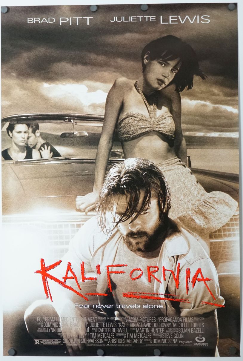 Kalifornia (1993) original theatrical movie poster - Final