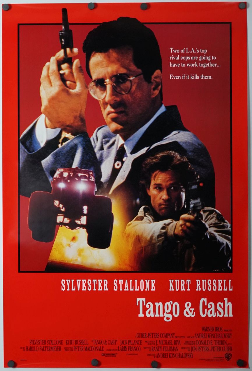 Tango & Cash (1989) original theatrical movie poster - International