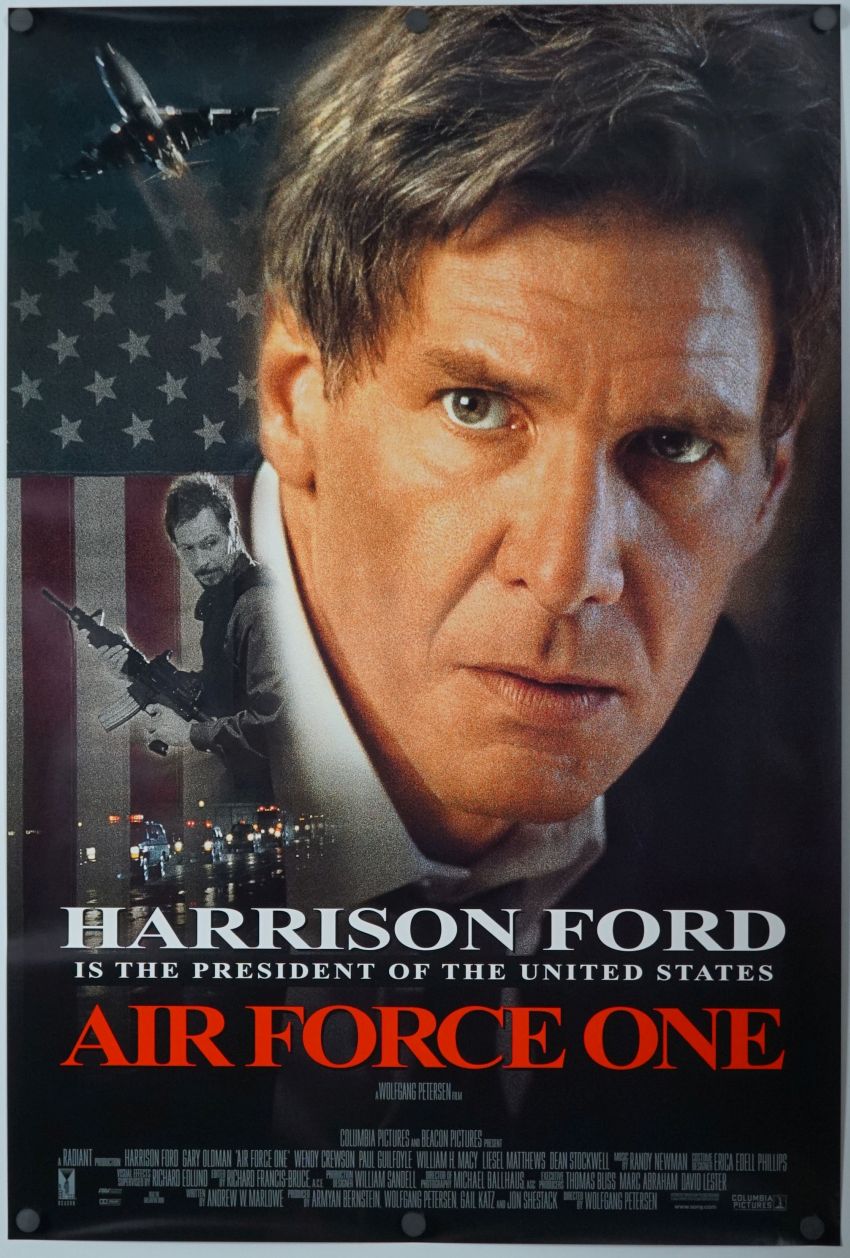 Air Force One (1997) original theatrical movie poster - International Final