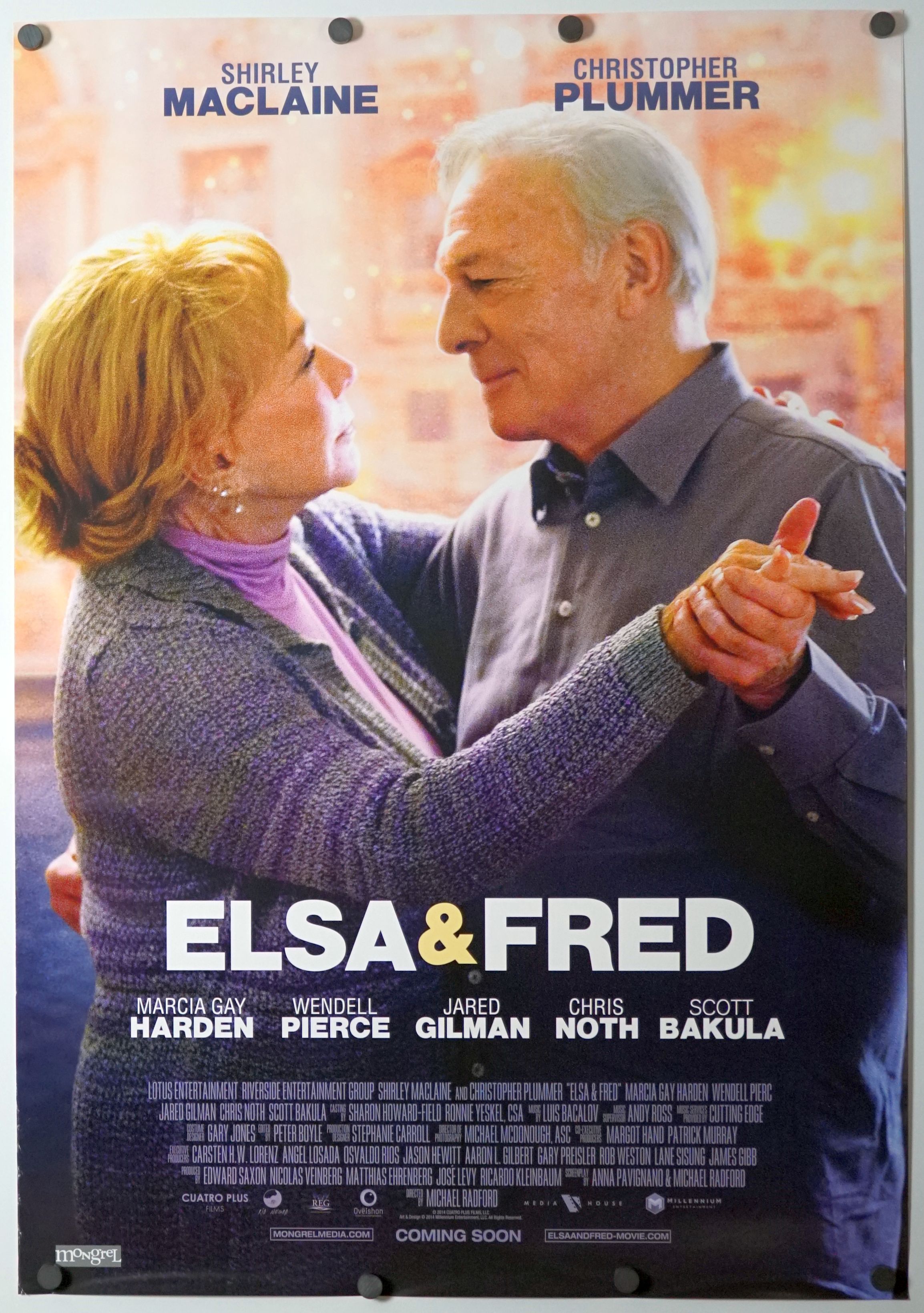 Elsa & Fred (2014) original theatrical movie poster - Final