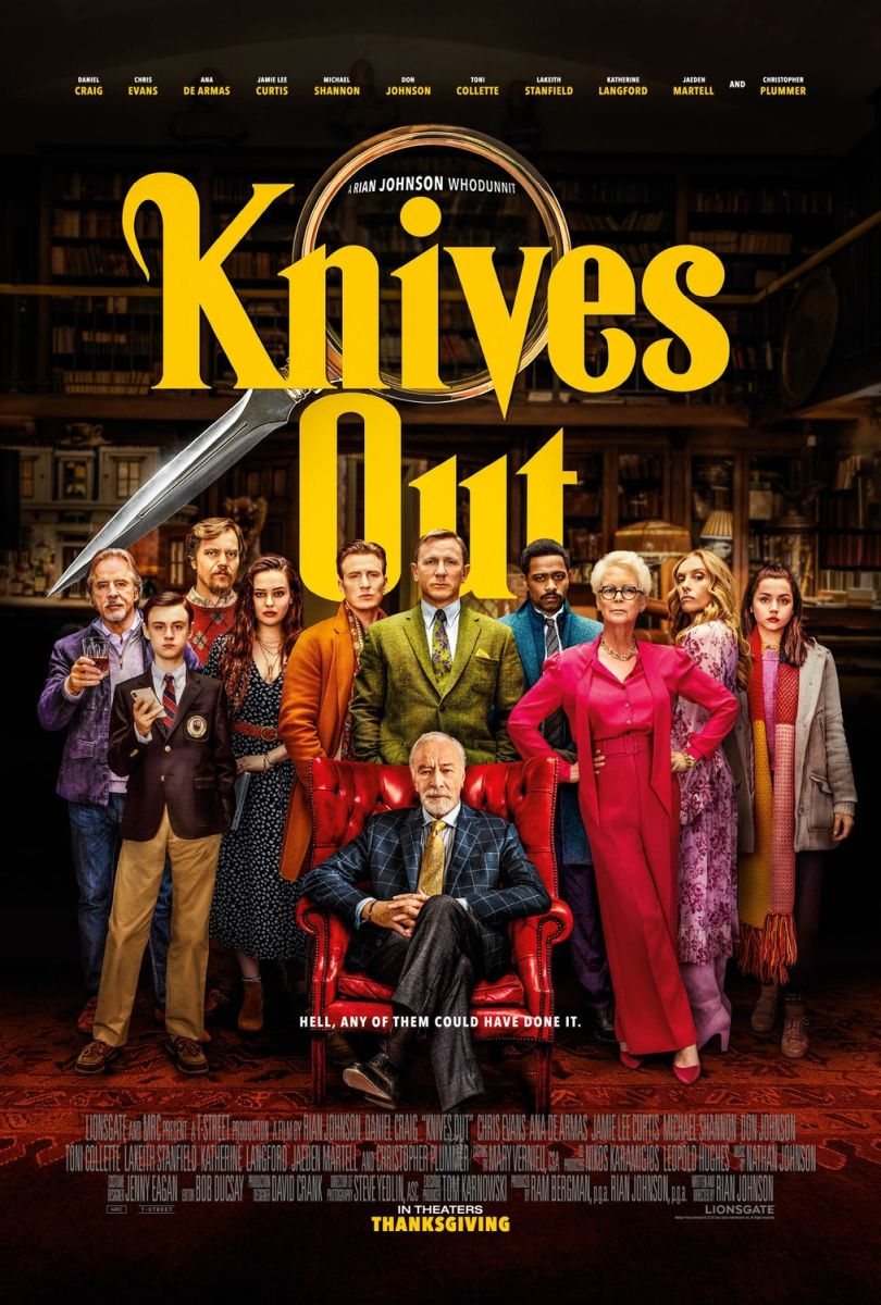 Knives Out (2019) original theatrical movie poster - Final