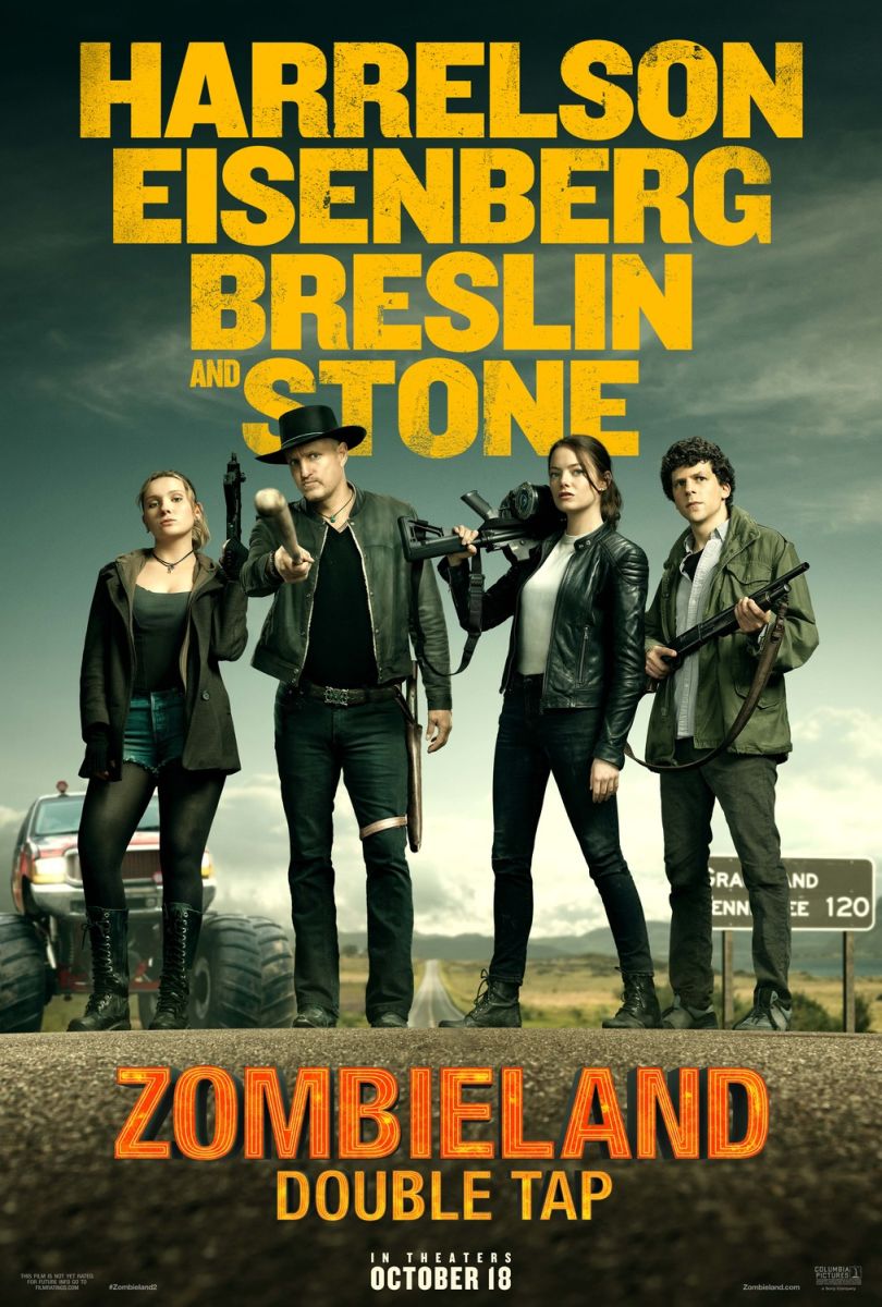 Zombieland: Double Tap (2019) original theatrical movie poster - Advance