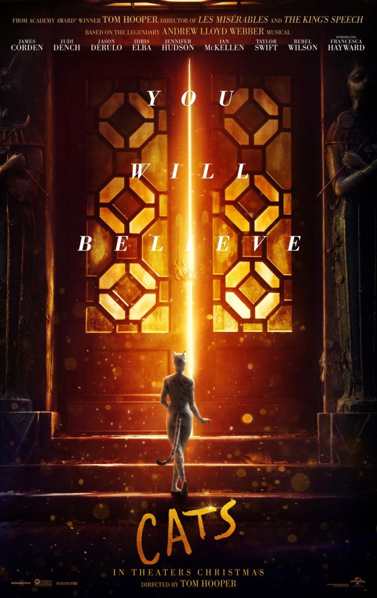 Cats (2019) original theatrical movie poster - Advance