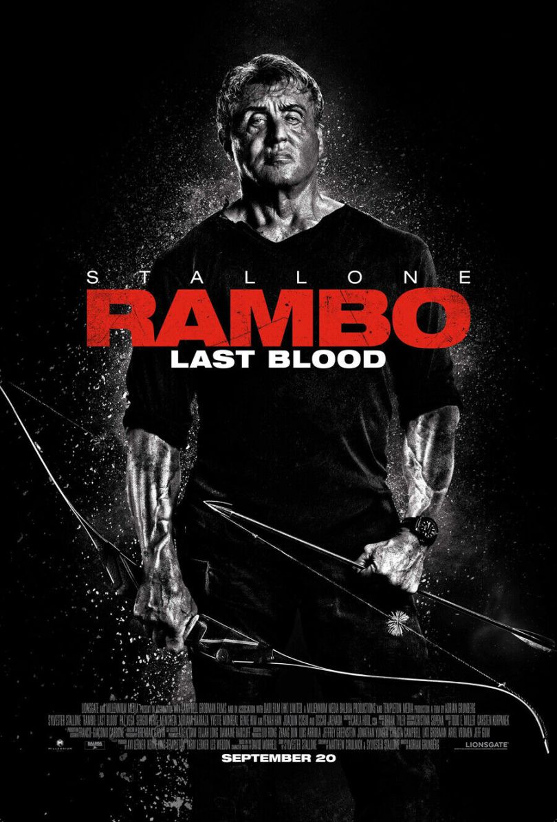Rambo: Last Blood (2019) original theatrical movie poster - Final