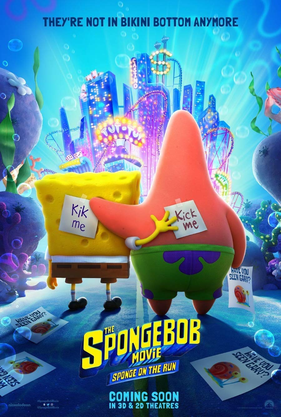 SpongeBob SquarePants 3 (2020) original theatrical movie poster - International Advance