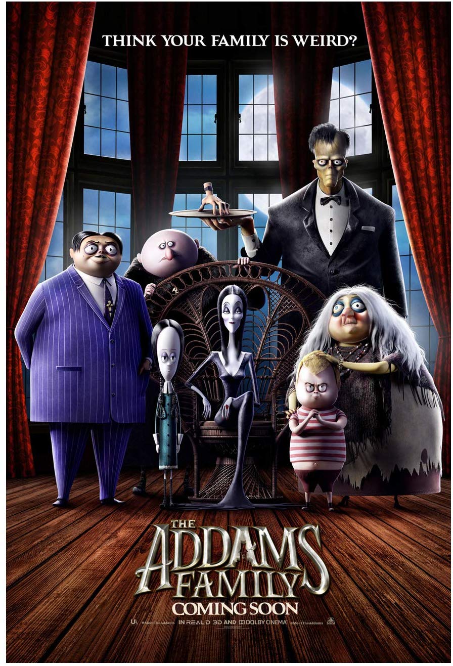 The Addams Family (2019) original theatrical movie poster - International Advance
