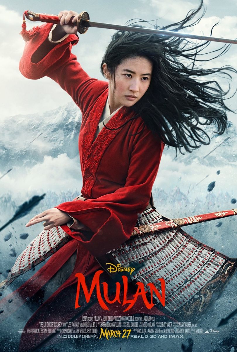 Mulan (2020) original theatrical movie poster - Final