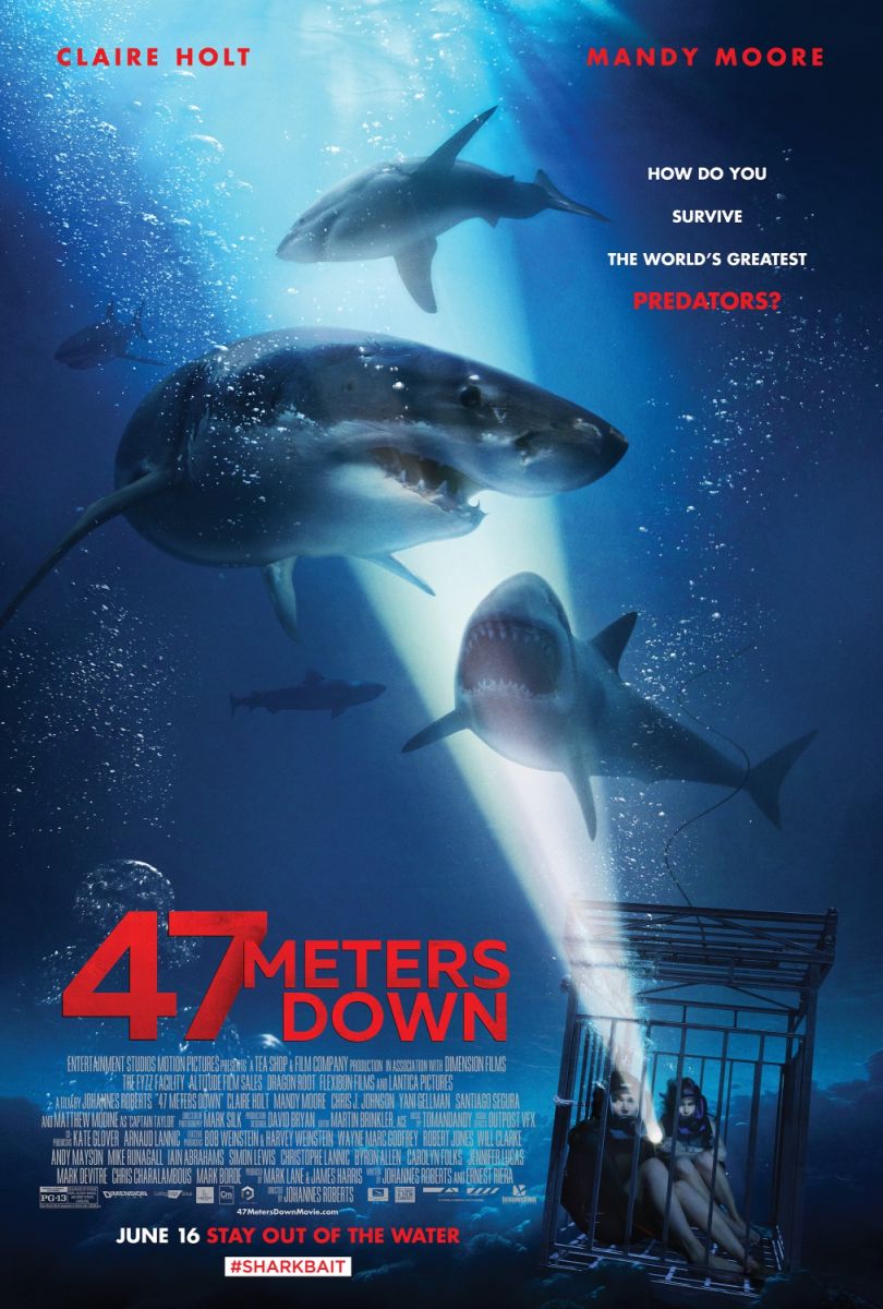 47 Meters Down (2017) original theatrical movie poster - Final