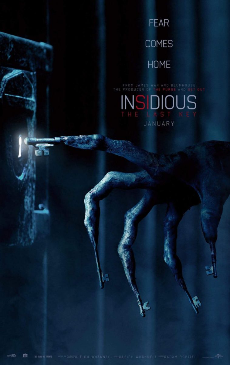 Insidious: The Last Key (2018) original theatrical movie poster - Final