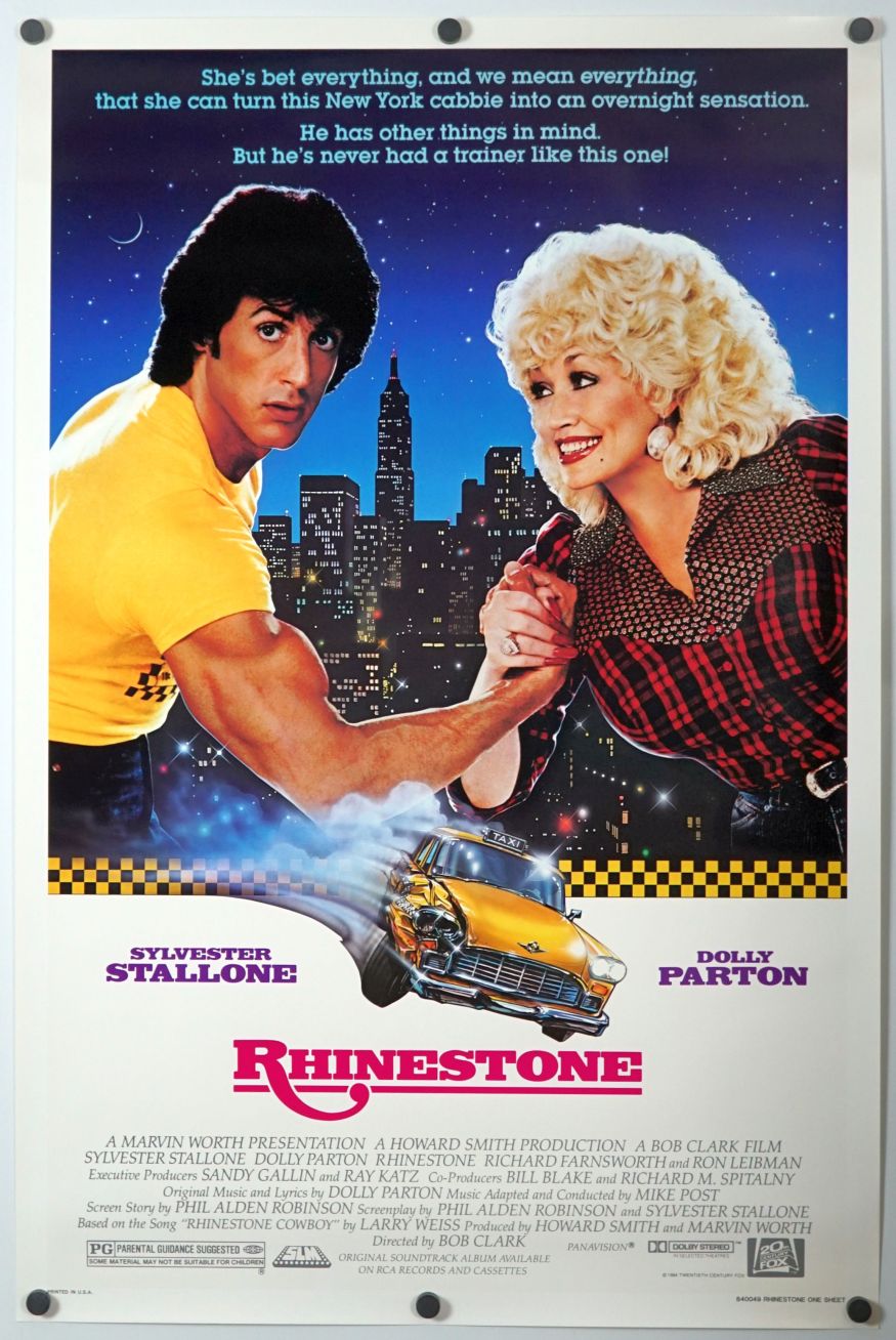 Rhinestone (1984) original theatrical movie poster - Final