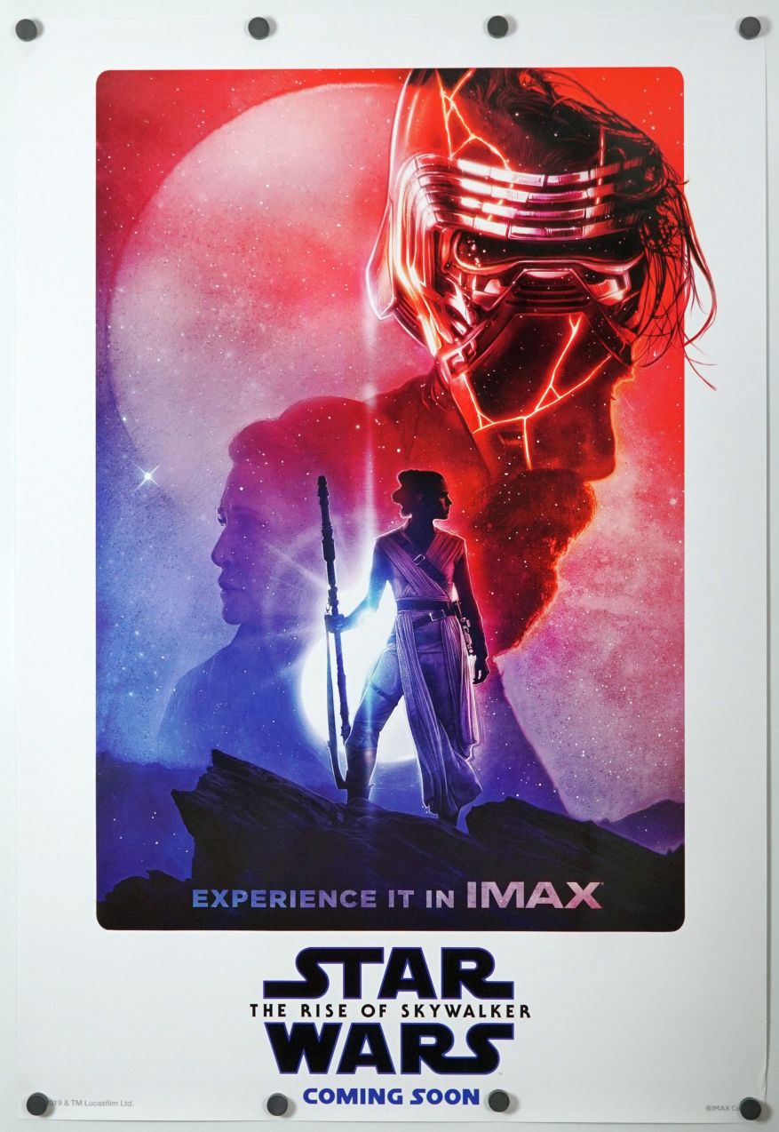 Star Wars: The Rise of Skywalker (2019) original theatrical movie poster - International IMAX