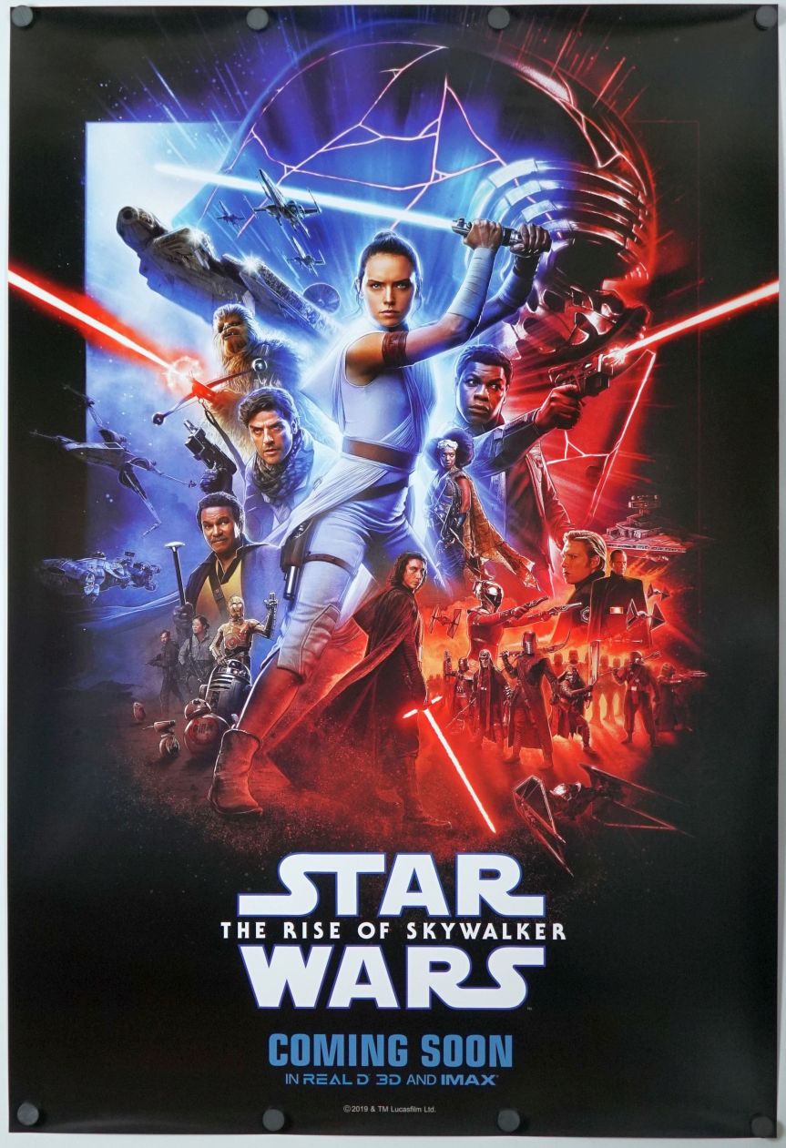 Star Wars: The Rise of Skywalker (2019) original theatrical movie poster - International Style D