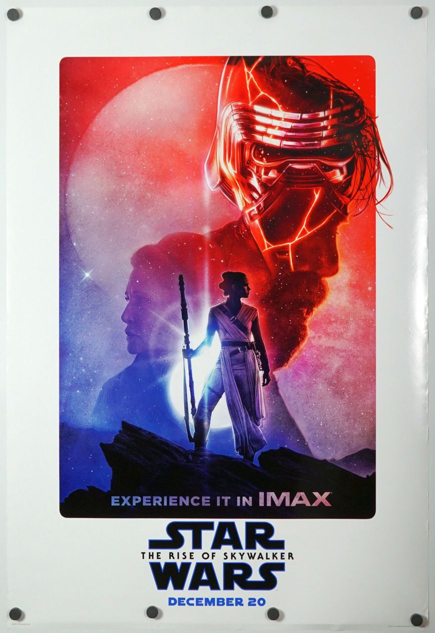 Star Wars: The Rise of Skywalker (2019) original theatrical movie poster - Imax