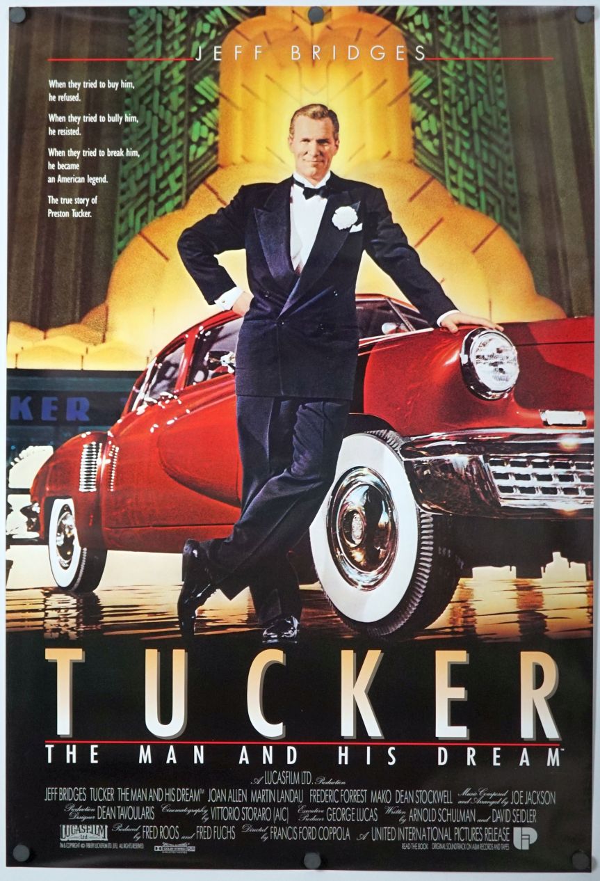 Tucker: The Man and His Dream (1988) original theatrical movie poster - Final