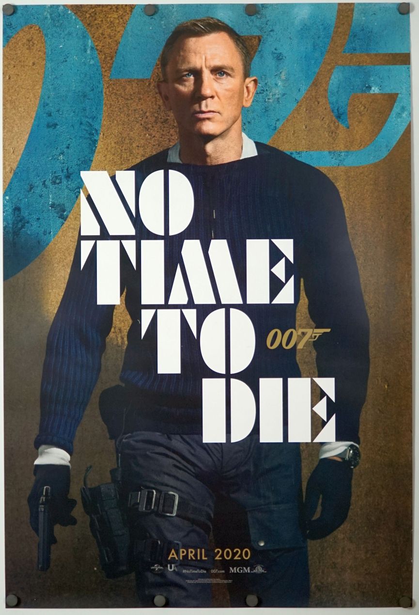 No Time to Die (2020) original theatrical movie poster - Advance