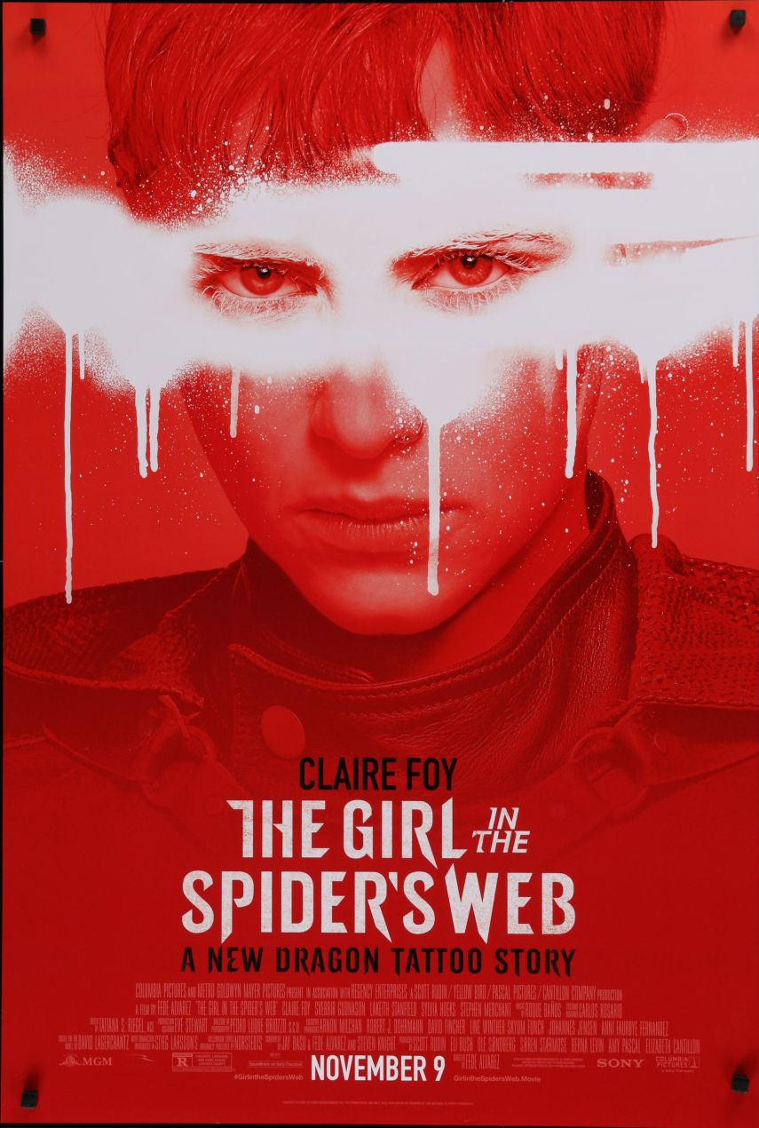 The Girl in the Spider's Web (2018) original theatrical movie poster - Final