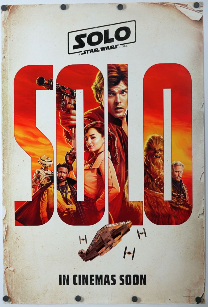 Solo: A Star Wars Story (2018) original theatrical movie poster - International Style F