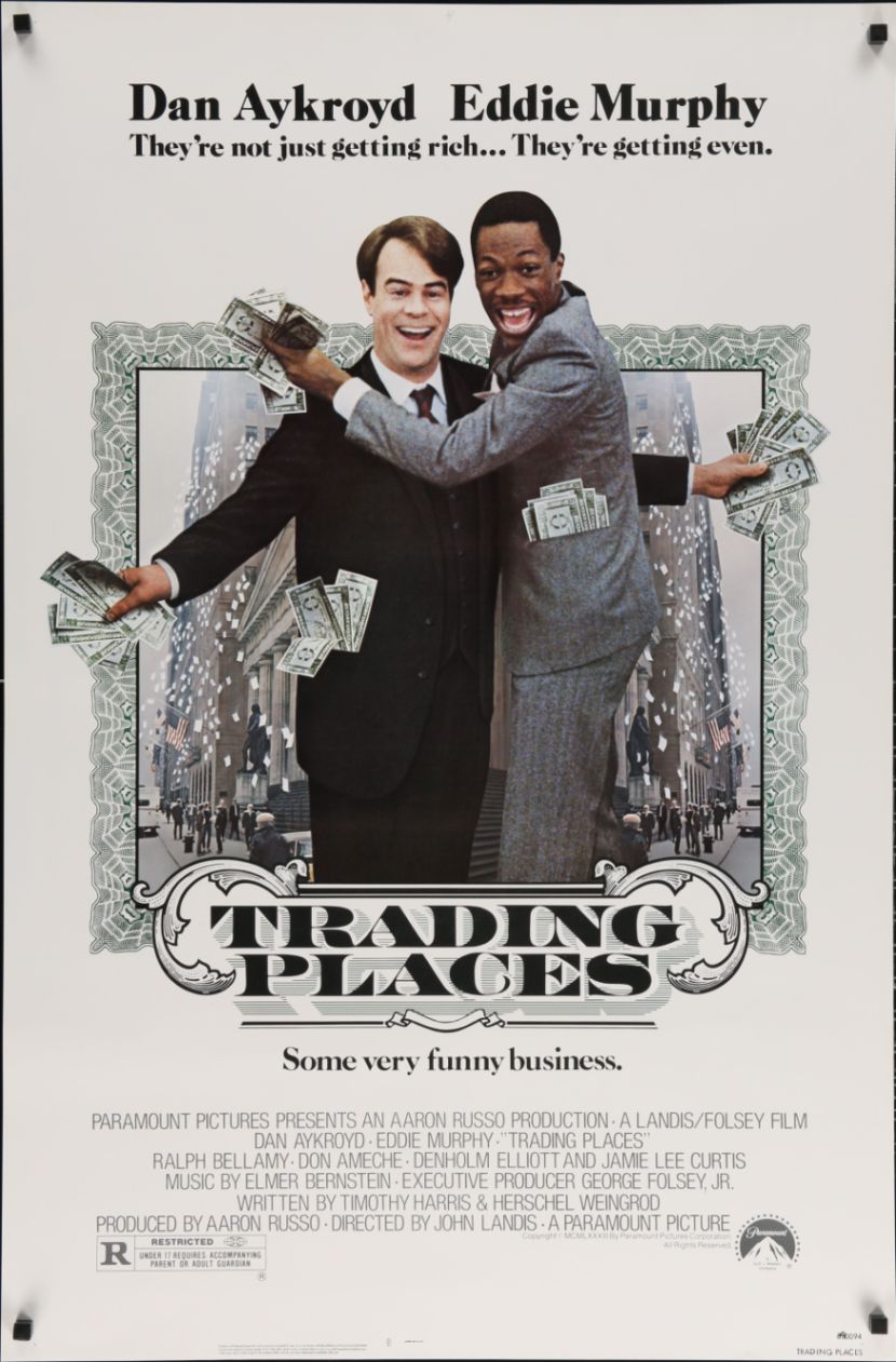 Trading Places (1983) original theatrical movie poster - Final