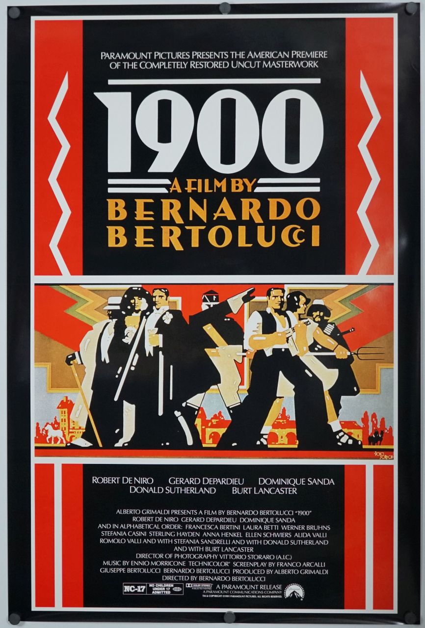 1900 (1991) original theatrical movie poster - Re-Release