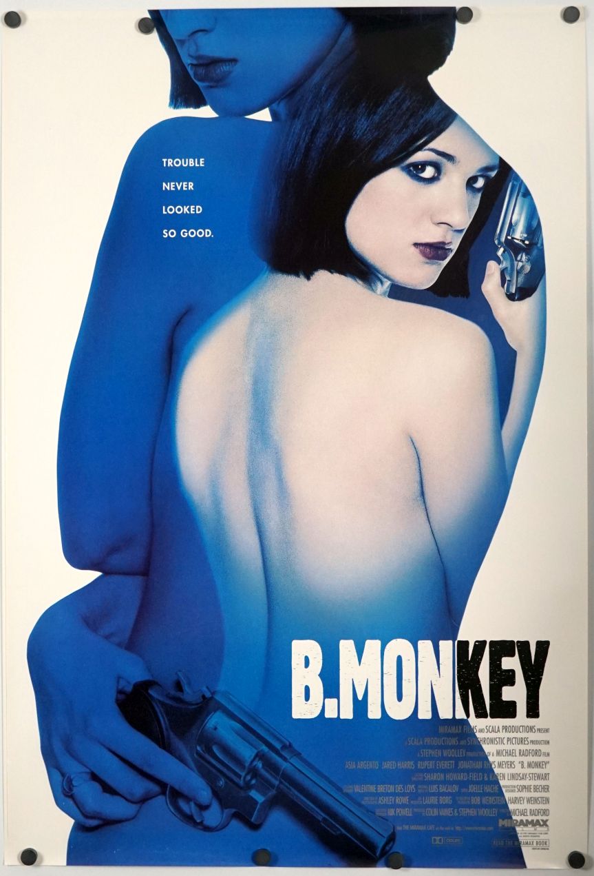 B. Monkey (1998) original theatrical movie poster - Final