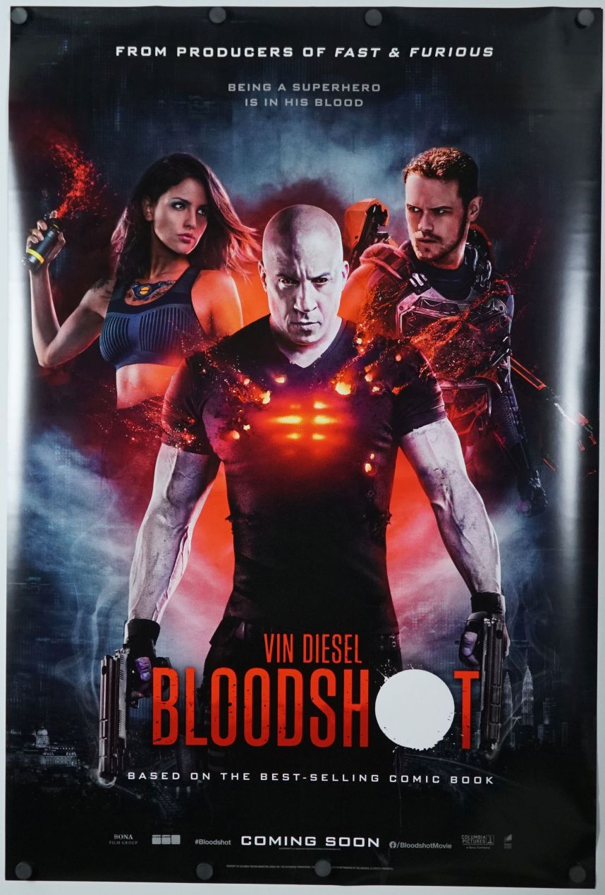 Bloodshot (2020) original theatrical movie poster - International