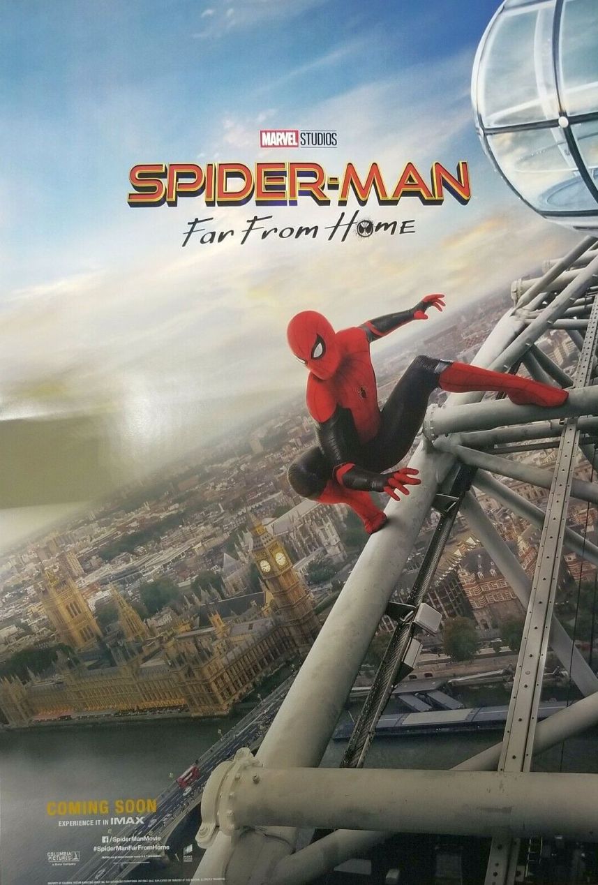 Spider-Man: Far from Home (2019) original theatrical movie poster - International Advance B