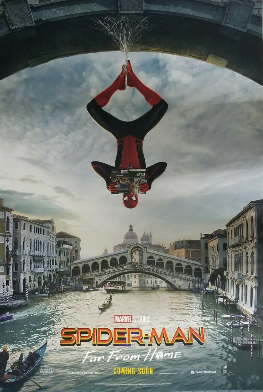 Spider-Man: Far from Home (2019) original theatrical movie poster - International Advance D
