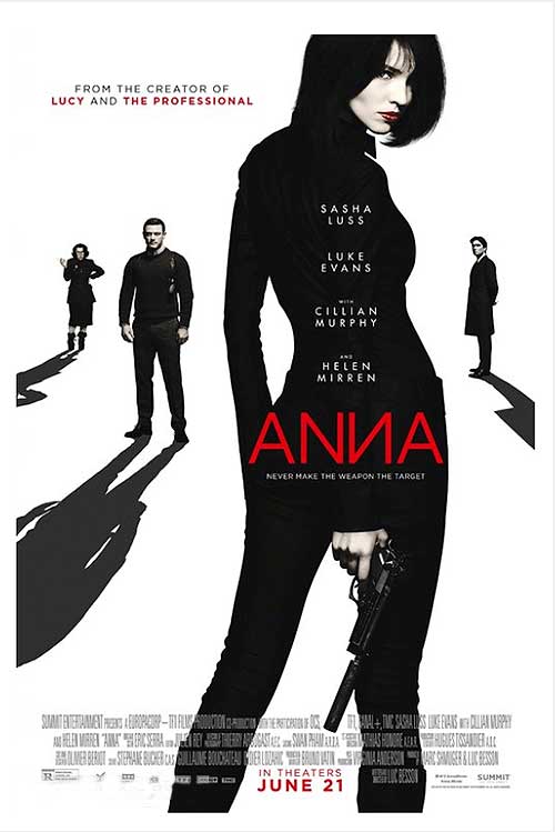 Anna (2019) original theatrical movie poster - Final