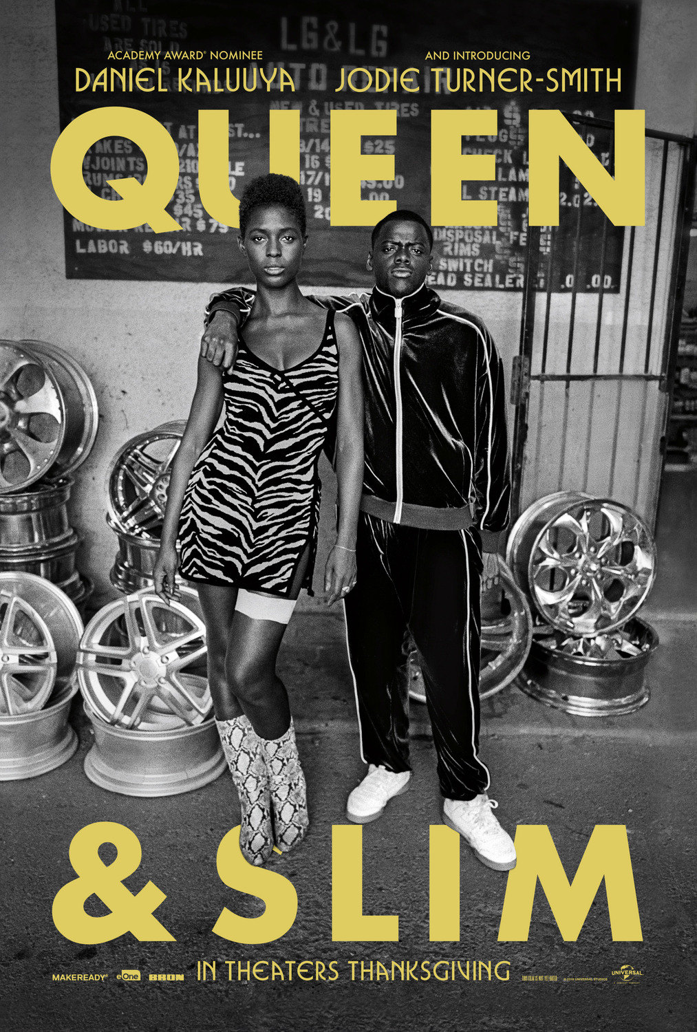 Queen & Slim (2019) original theatrical movie poster - Advance
