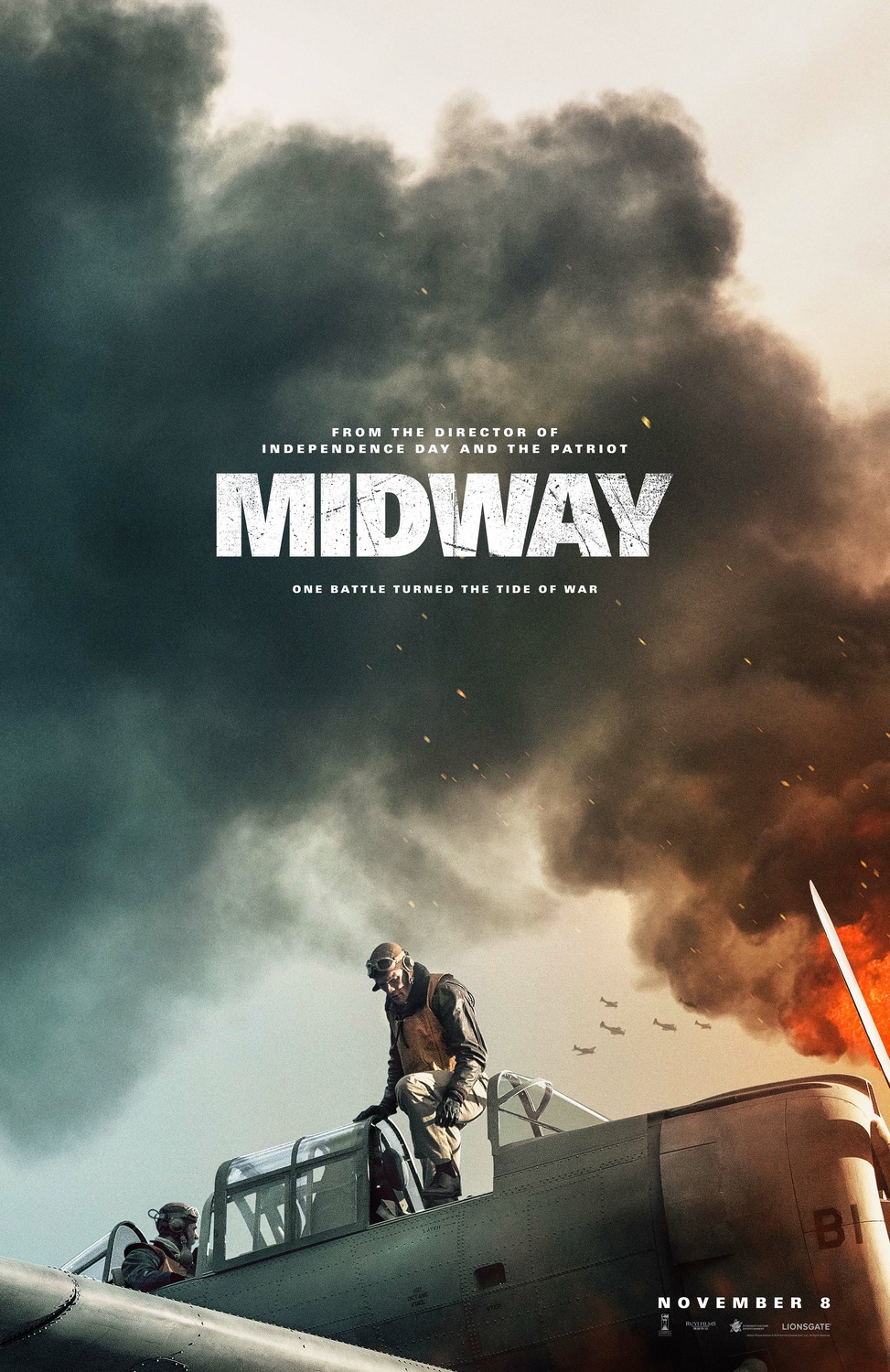 Midway (2019) original theatrical movie poster - Advance