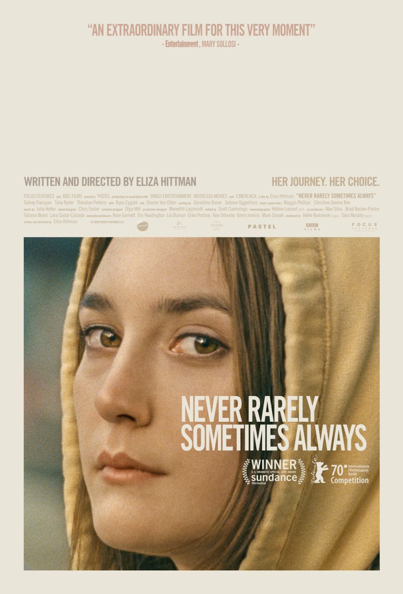 Never Rarely Sometimes Always (2020) original theatrical movie poster - Final
