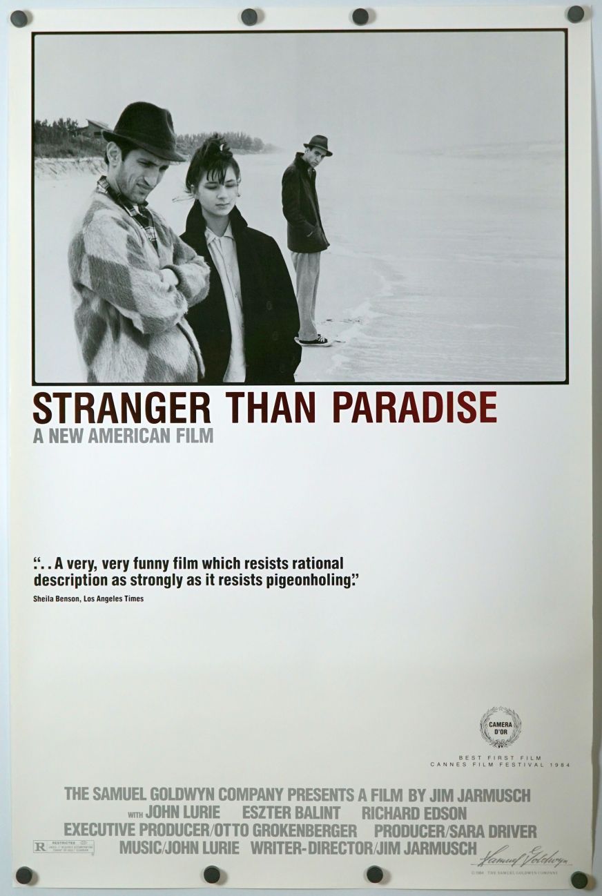 Stranger Than Paradise (1984) original theatrical movie poster - Style B