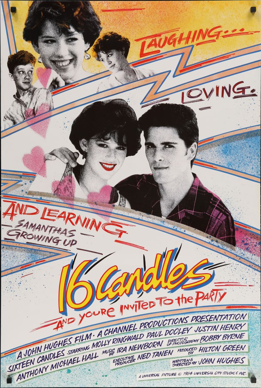 Sixteen Candles (1984) original theatrical movie poster - International
