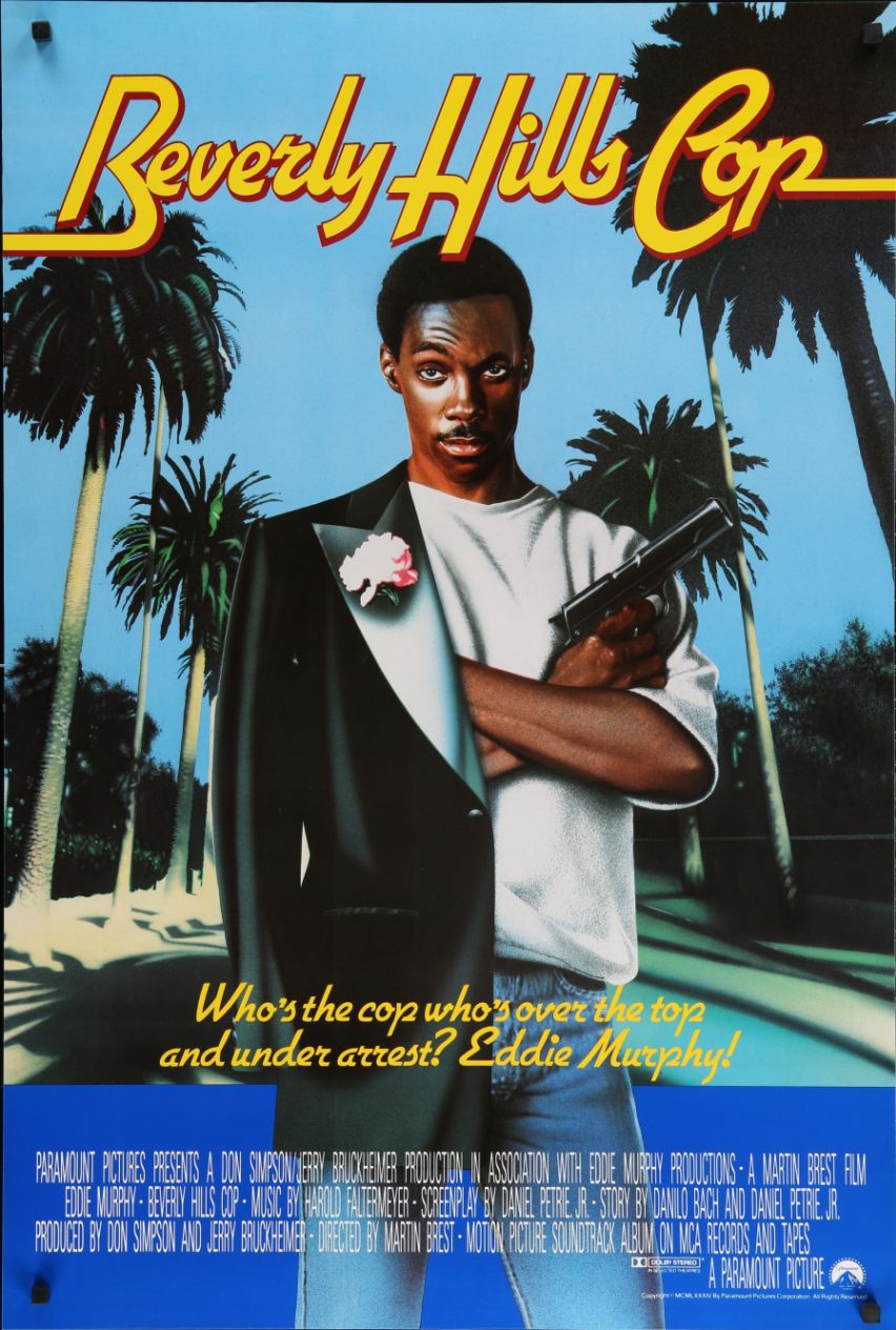 Beverly Hills Cop (1984) original theatrical movie poster - International