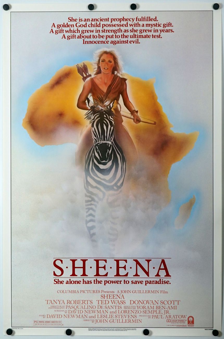 Sheena (1984) original theatrical movie poster - Final