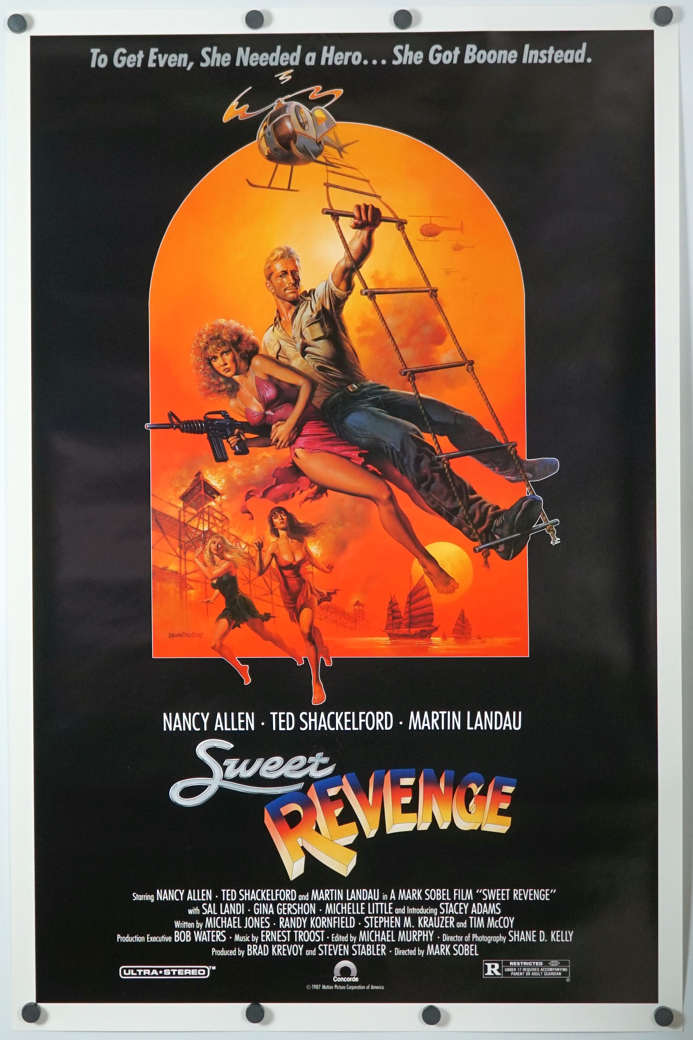 Sweet Revenge (1987) original theatrical movie poster - Final
