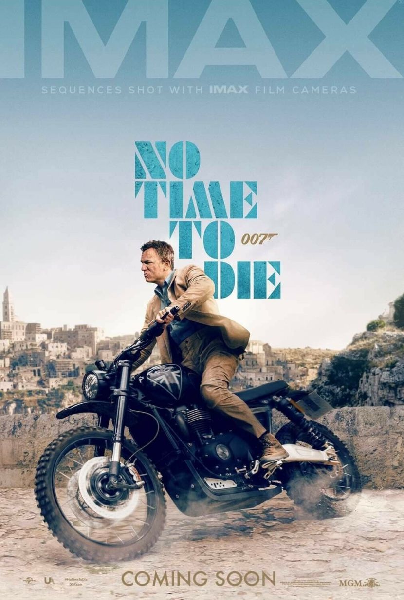 No Time to Die (2020) original theatrical movie poster - International IMAX