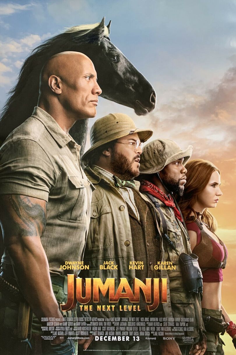Jumanji: The Next Level (2019) original theatrical movie poster - Final