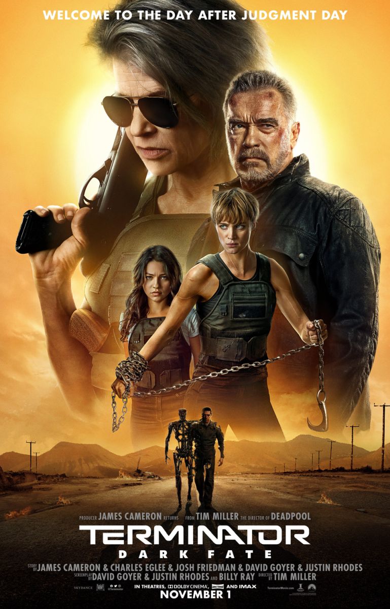 Terminator: Dark Fate (2019) original theatrical movie poster - Final