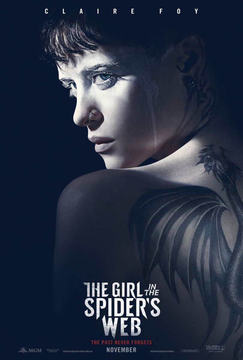 The Girl in the Spider's Web (2018) original theatrical movie poster - Advance
