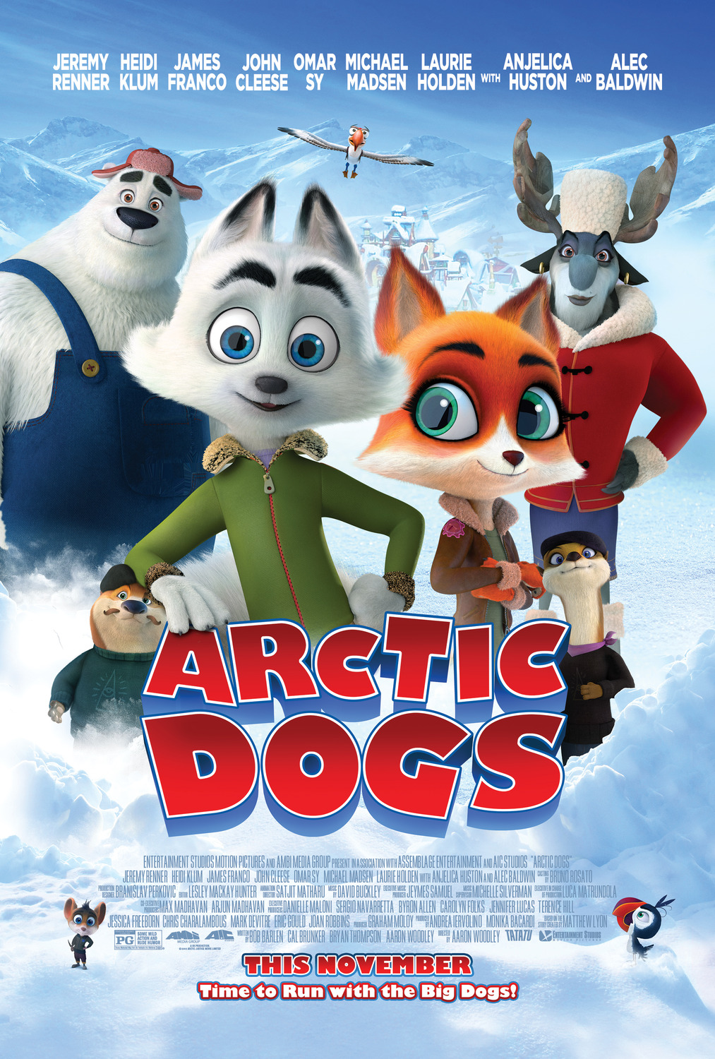 Arctic Dogs (2019) original theatrical movie poster - Final