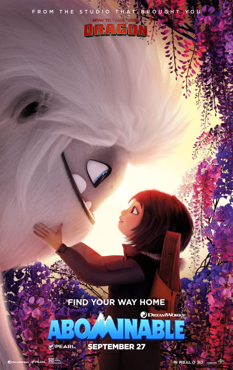 Abominable (2019) original theatrical movie poster - Final