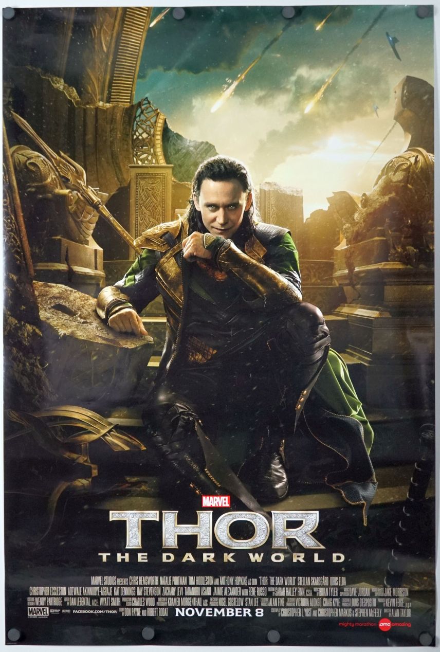 Thor: The Dark World (2013) original theatrical movie poster - AMC Exclusive Style A
